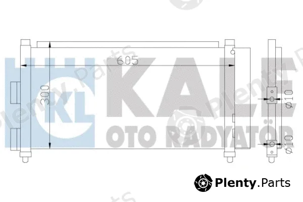 Kale Oto Radyatör 386000 — Condenser, air conditioning