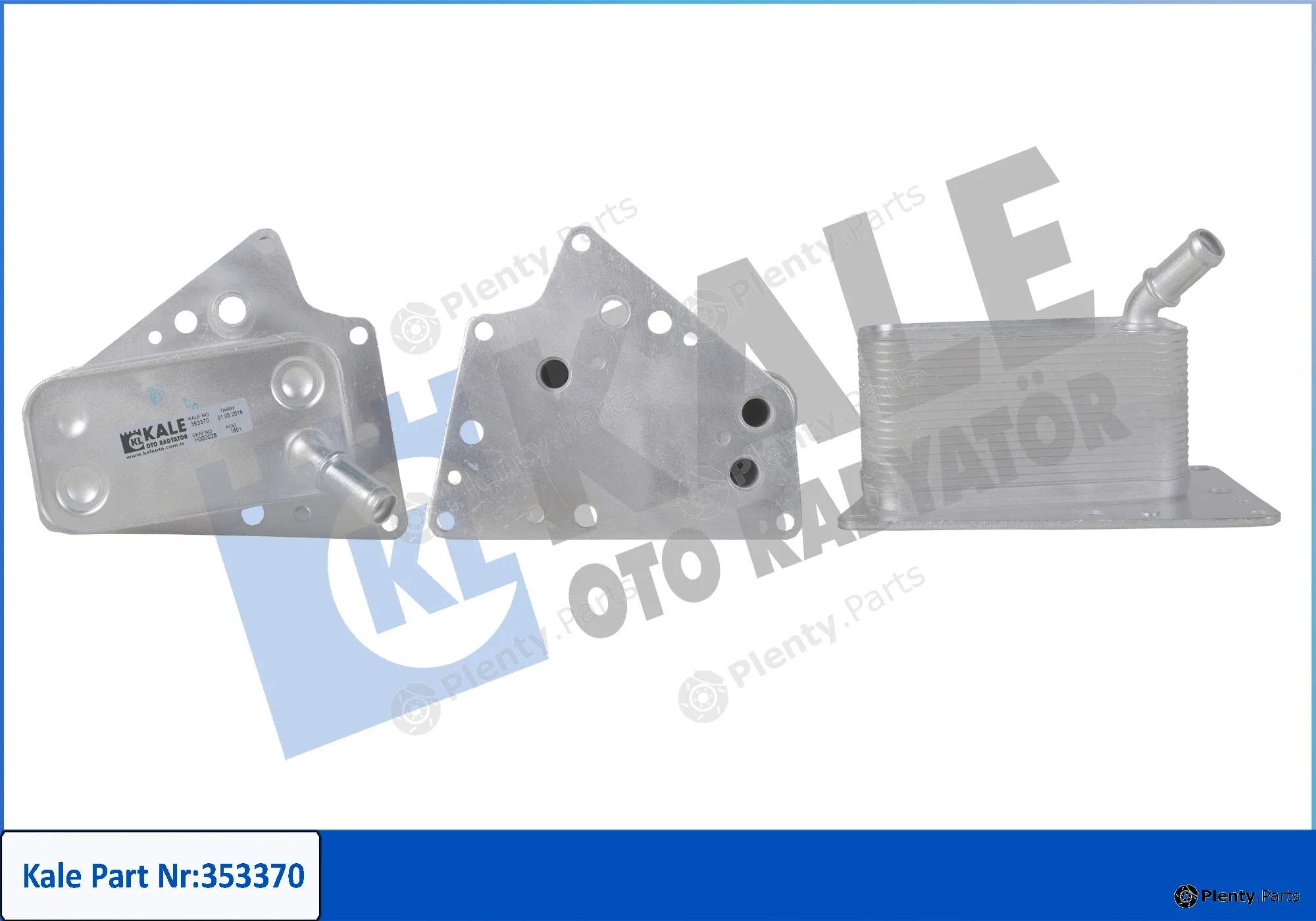 Kale Oto Radyatör 353370 — Oil Cooler, engine oil