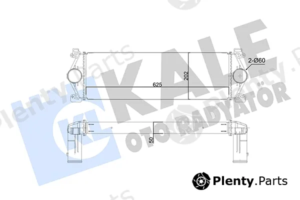 Kale Oto Radyatör 350835 — Charge Air Cooler