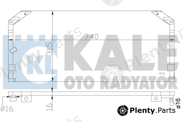 Kale Oto Radyatör 342465 — Condenser, air conditioning