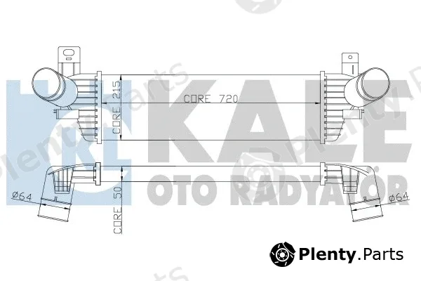 Kale Oto Radyatör 343000 — Charge Air Cooler