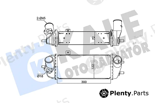Kale Oto Radyatör 354135 — Charge Air Cooler