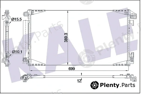 Kale Oto Radyatör 353865 — Condenser, air conditioning