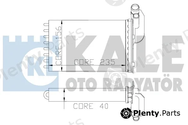Kale Oto Radyatör 110000 — Heat Exchanger, interior heating