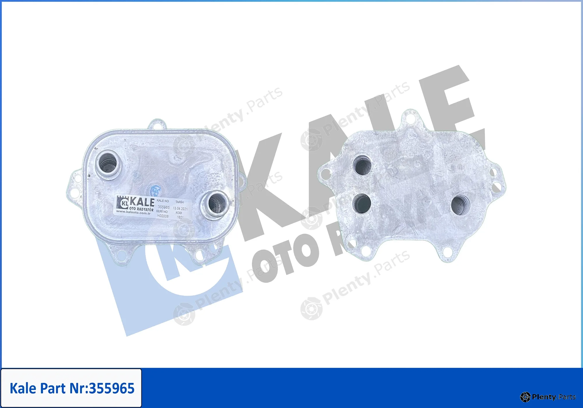 Kale Oto Radyatör 355965 — Oil Cooler, engine oil