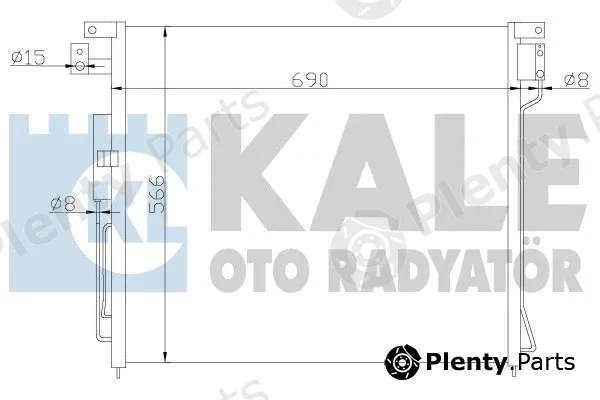 Kale Oto Radyatör 393200 — Condenser, air conditioning