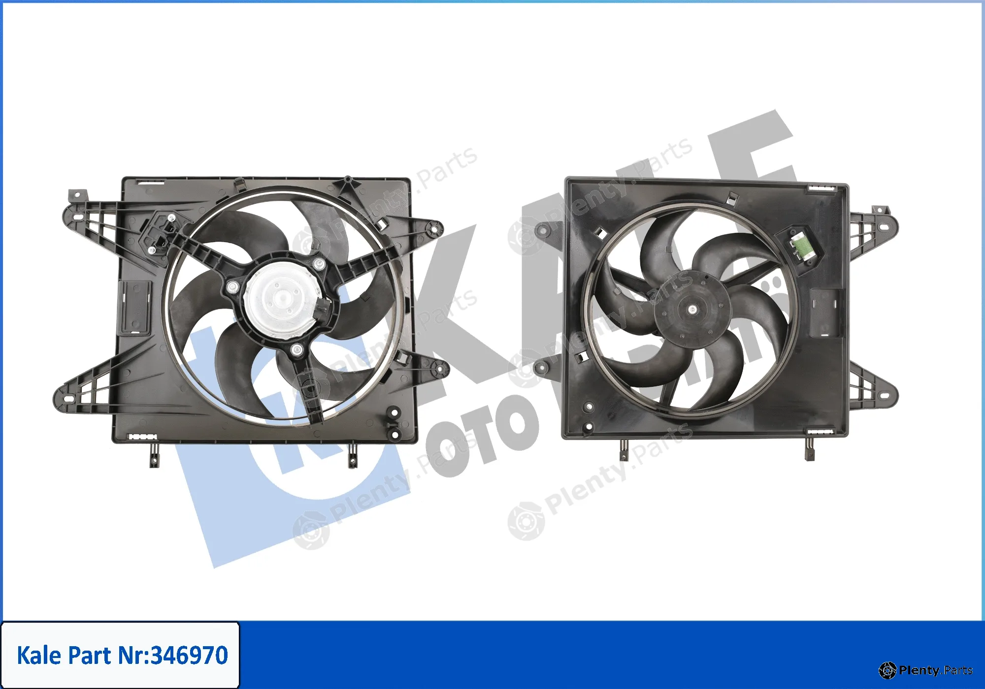 Kale Oto Radyatör 346970 — Fan, engine cooling