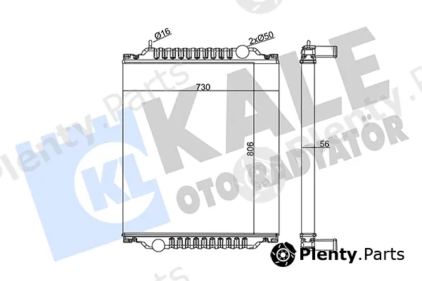 Kale Oto Radyatör 299000 — Radiator, engine cooling