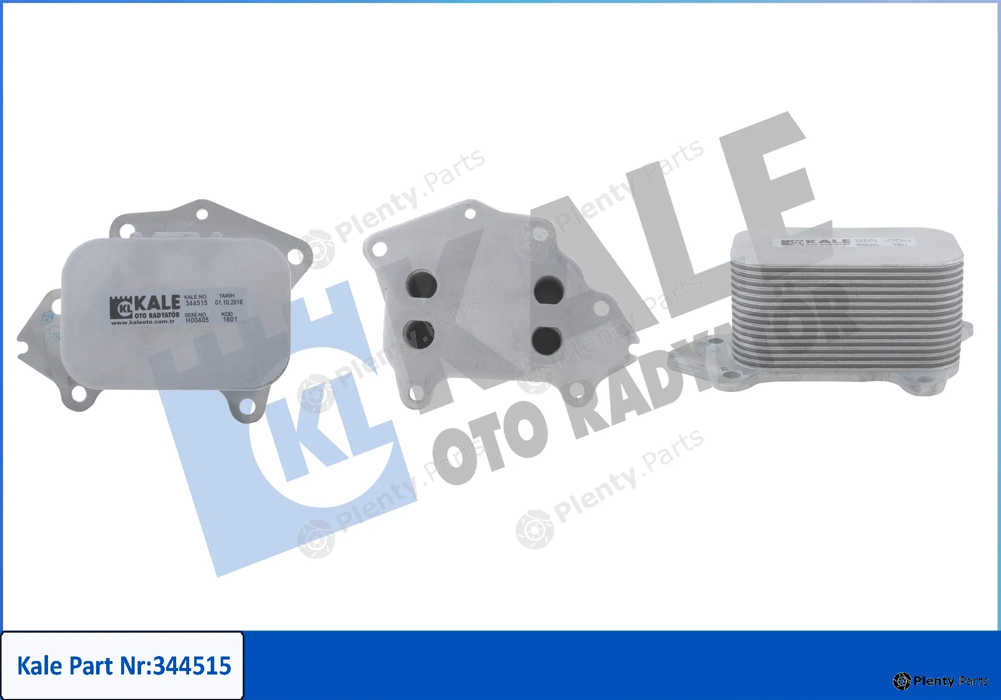 Kale Oto Radyatör 344515 — Oil Cooler, engine oil