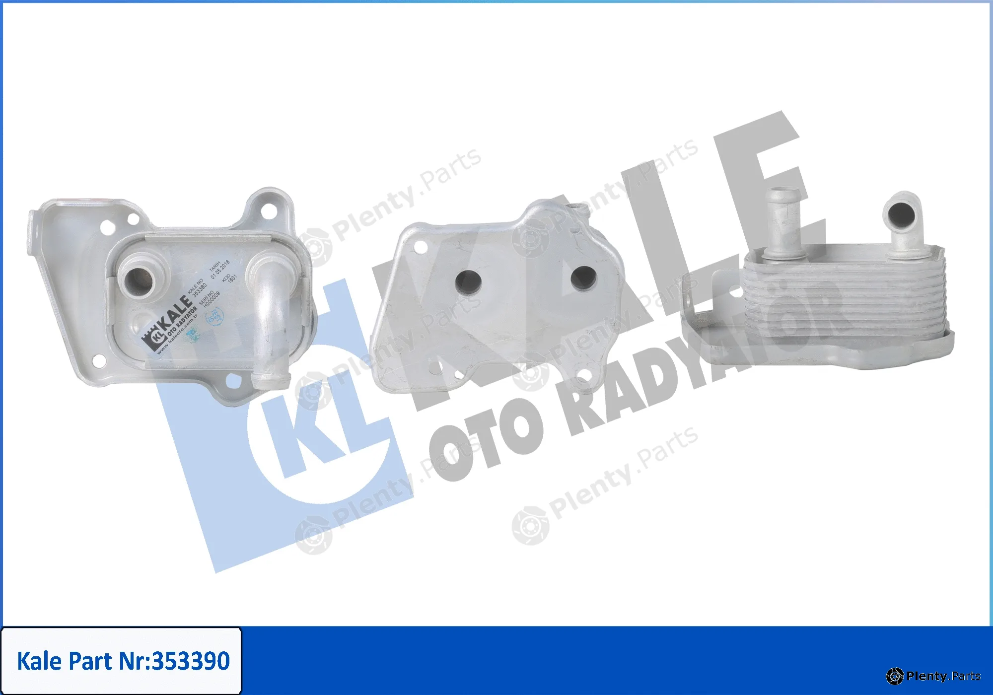 Kale Oto Radyatör 353390 — Oil Cooler, engine oil