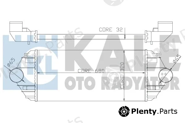 Kale Oto Radyatör 344500 — Charge Air Cooler
