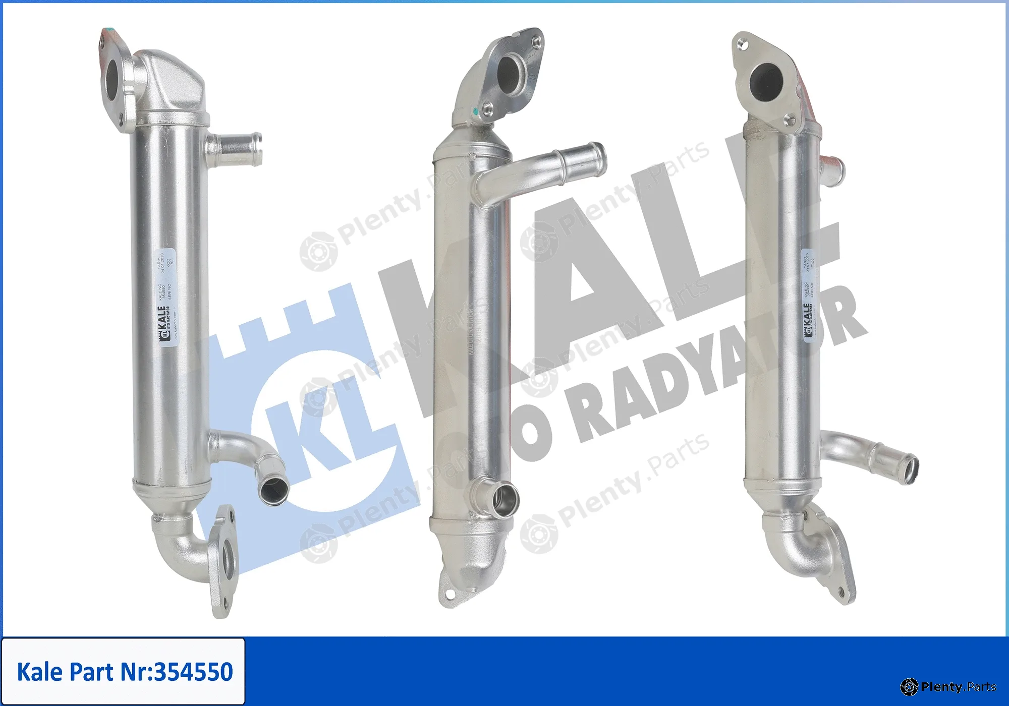 Kale Oto Radyatör 354550 — Cooler, exhaust gas recirculation