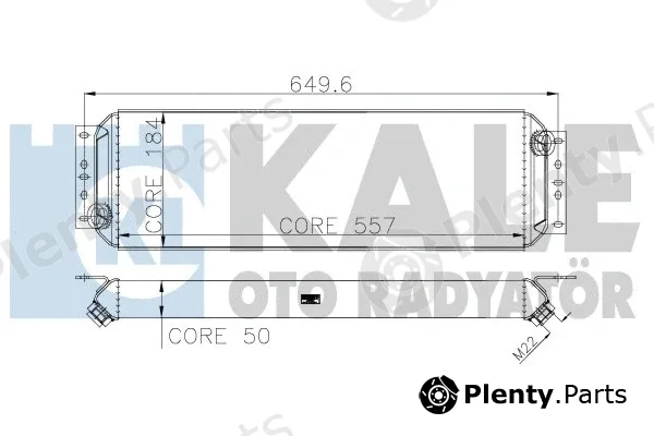 Kale Oto Radyatör 330900 — Oil Cooler, engine oil