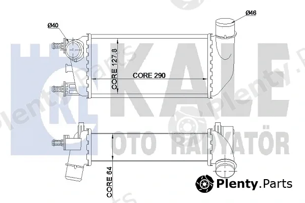 Kale Oto Radyatör 344885 — Charge Air Cooler