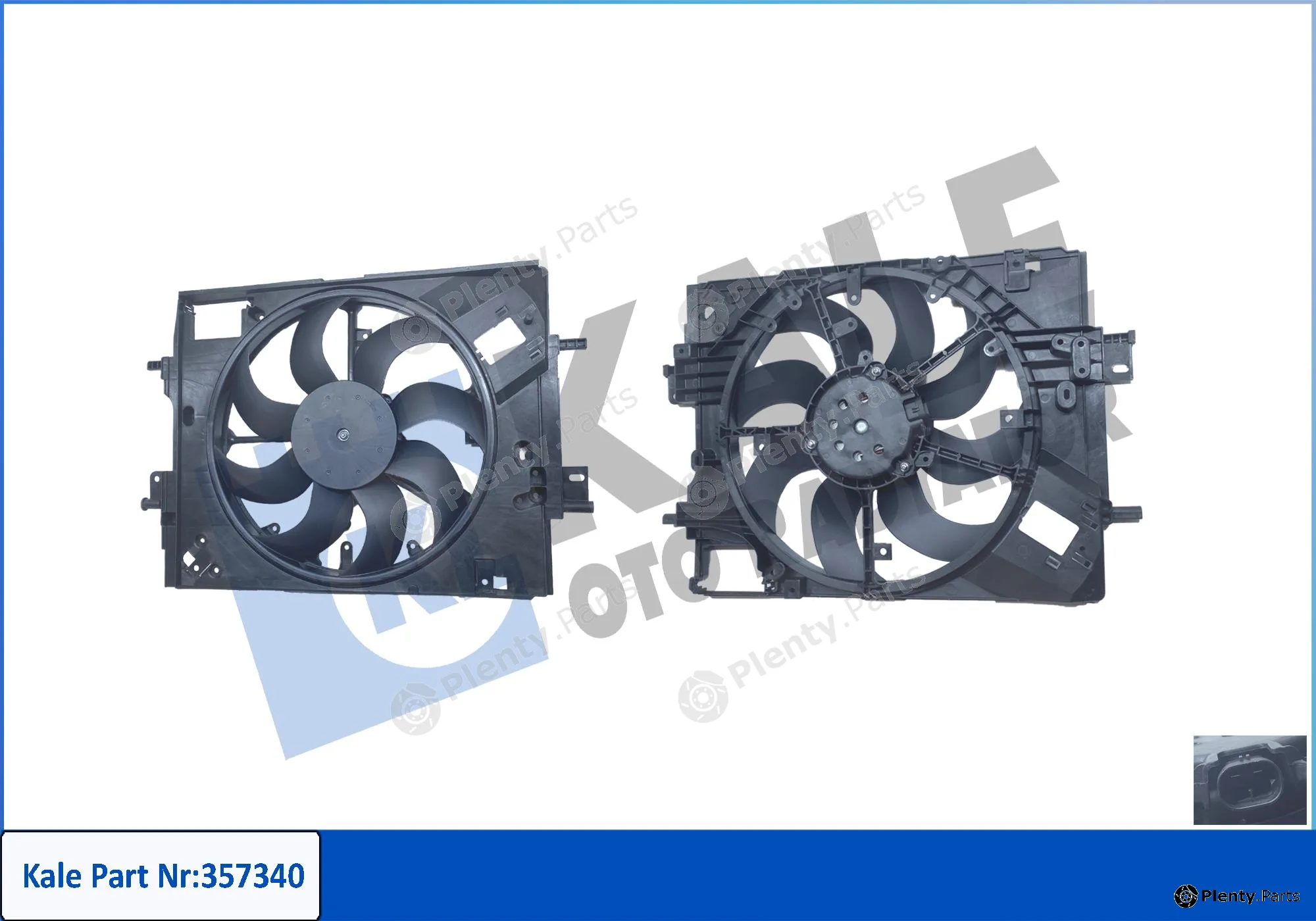 Kale Oto Radyatör 357340 — Fan, engine cooling