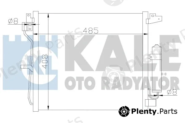 Kale Oto Radyatör 343160 — Condenser, air conditioning
