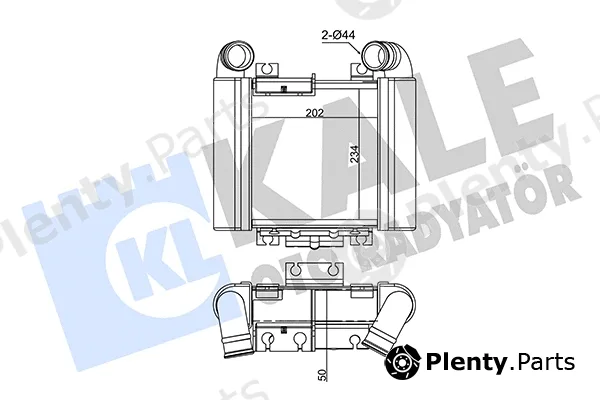 Kale Oto Radyatör 350760 — Charge Air Cooler