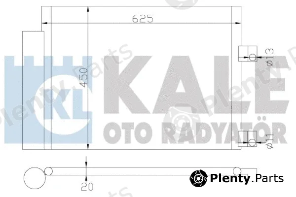 Kale Oto Radyatör 377300 — Condenser, air conditioning