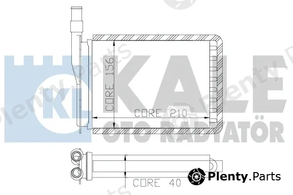 Kale Oto Radyatör 110100 — Heat Exchanger, interior heating