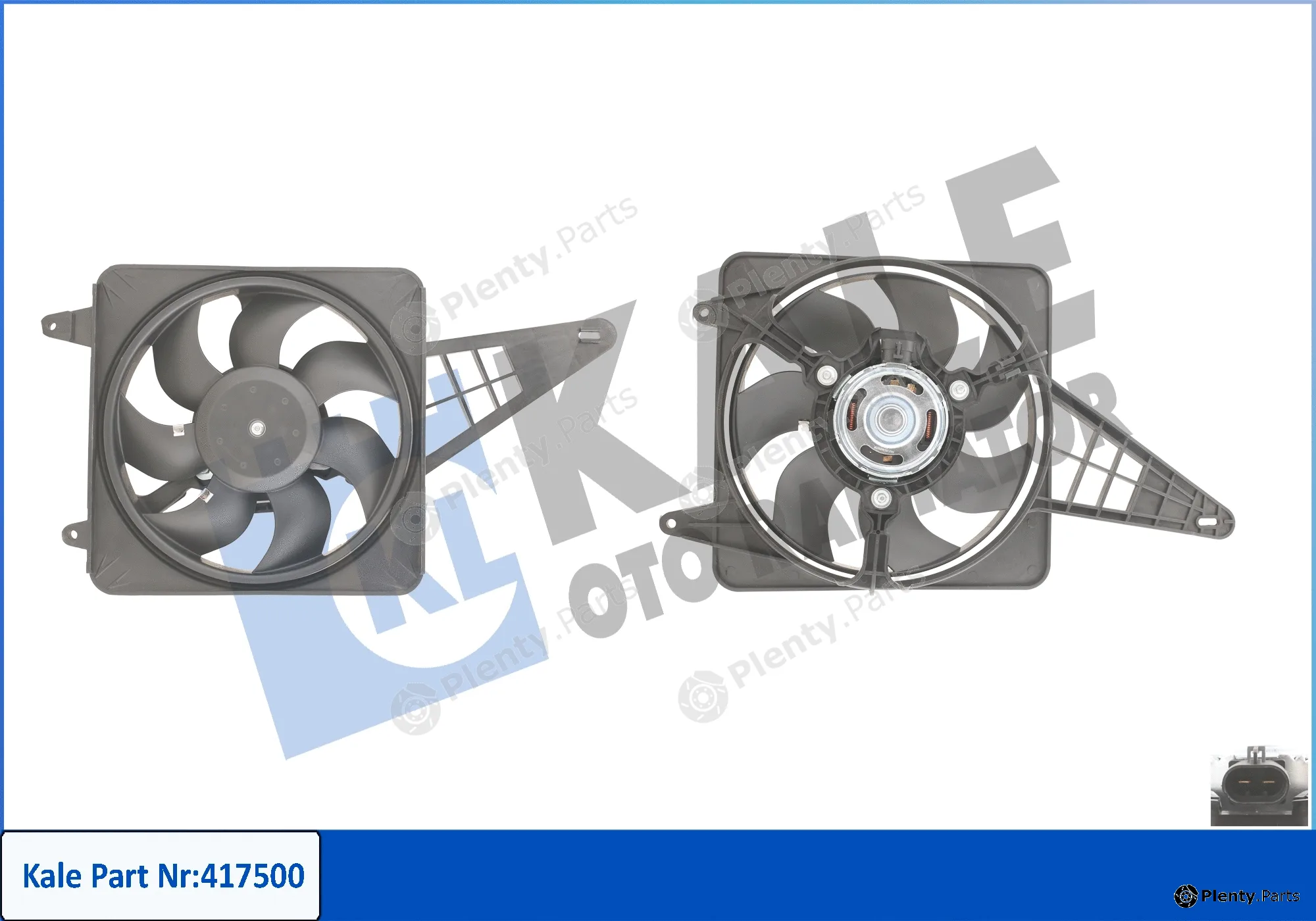 Kale Oto Radyatör 417500 — Fan, engine cooling