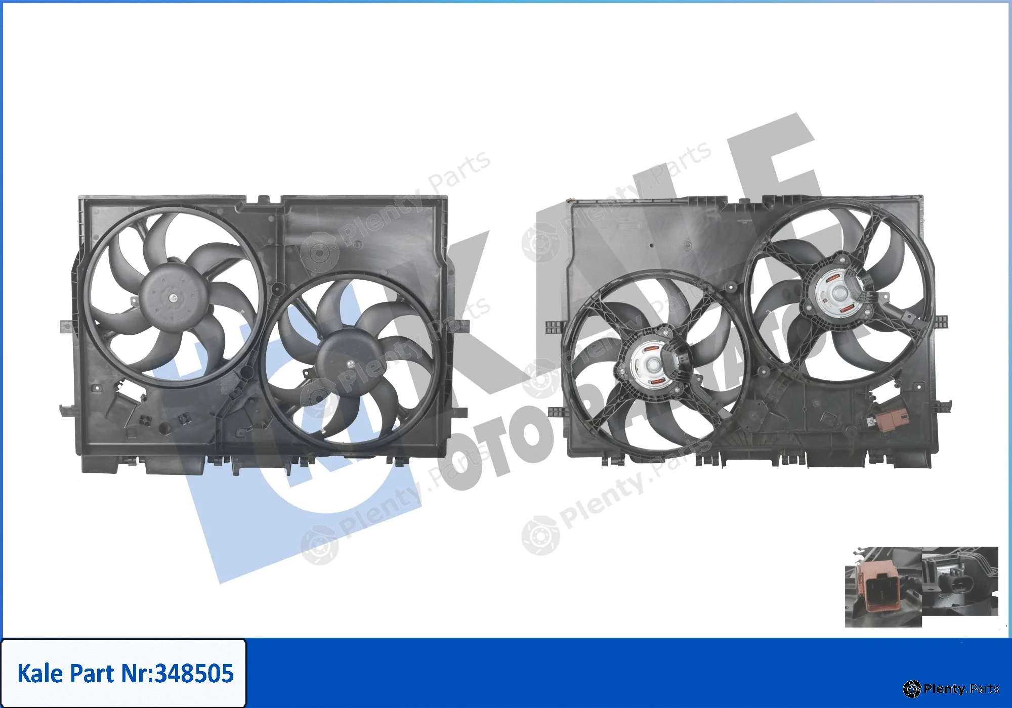 Kale Oto Radyatör 348505 — Fan, engine cooling