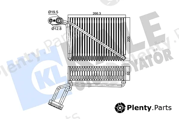 Kale Oto Radyatör 350085 — Evaporator, air conditioning