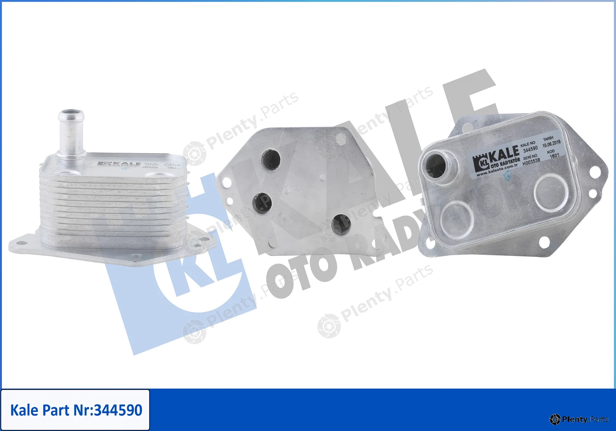 Kale Oto Radyatör 344590 — Oil Cooler, engine oil