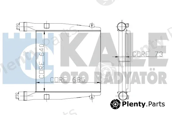 Kale Oto Radyatör 152700 — Charge Air Cooler