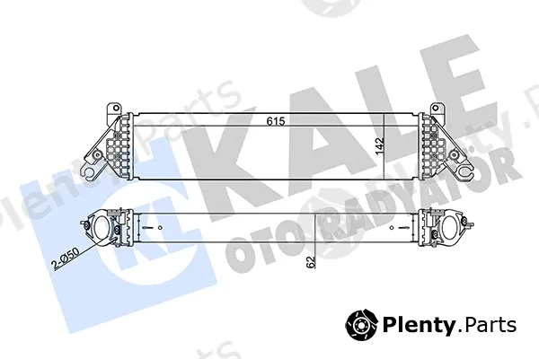 Kale Oto Radyatör 344960 — Charge Air Cooler