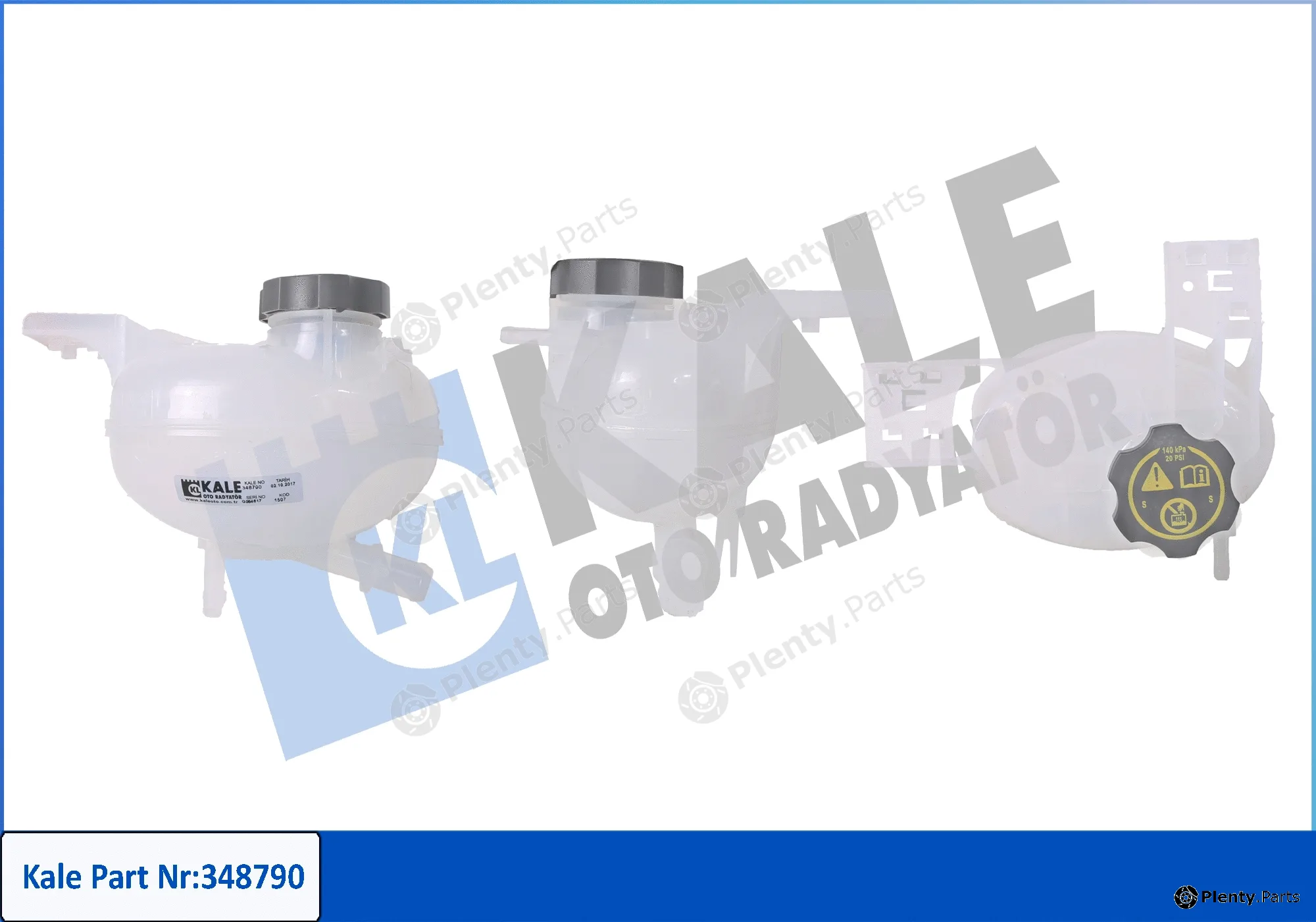 Kale Oto Radyatör 348790 — Expansion Tank, coolant