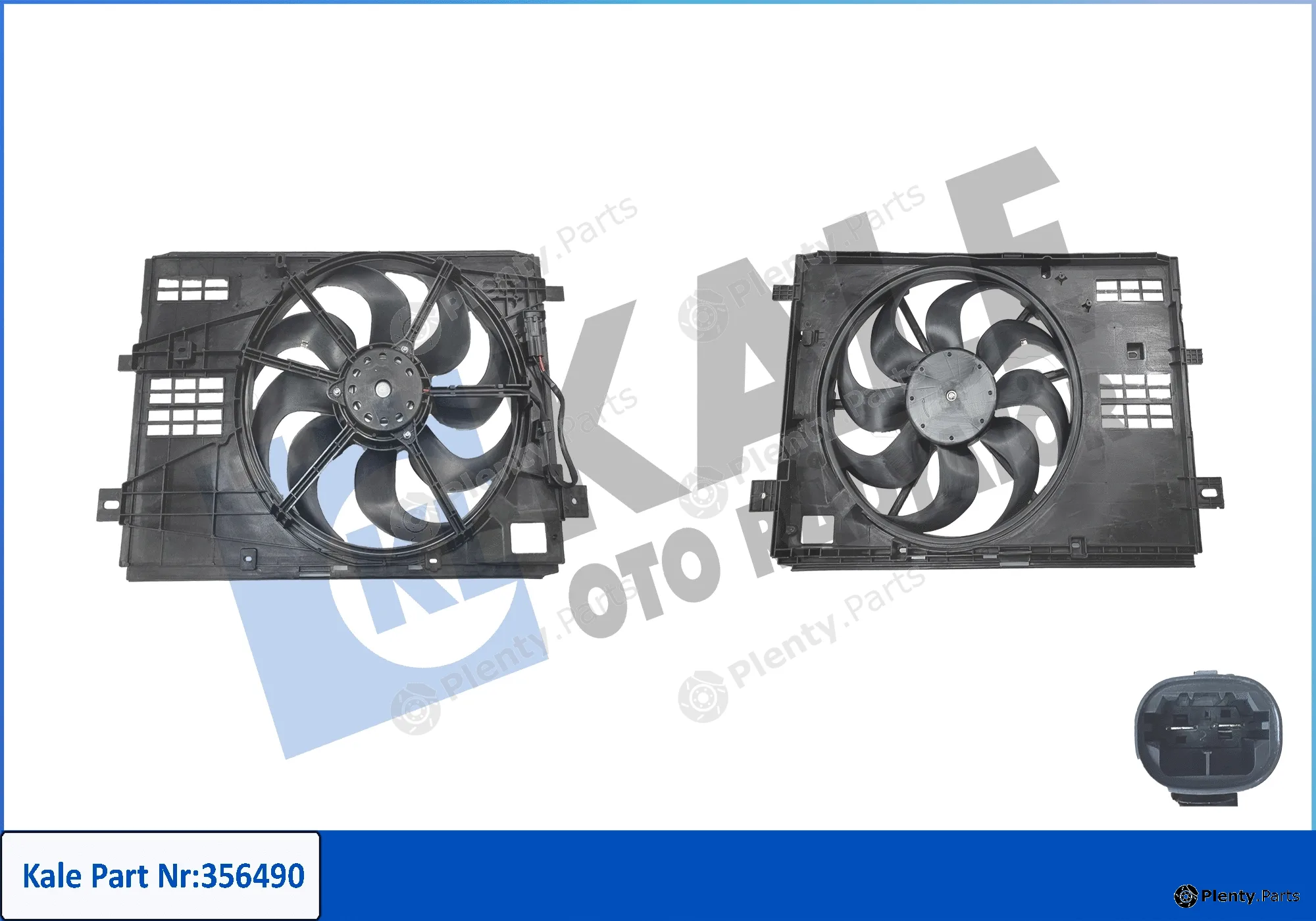 Kale Oto Radyatör 356490 — Fan, engine cooling