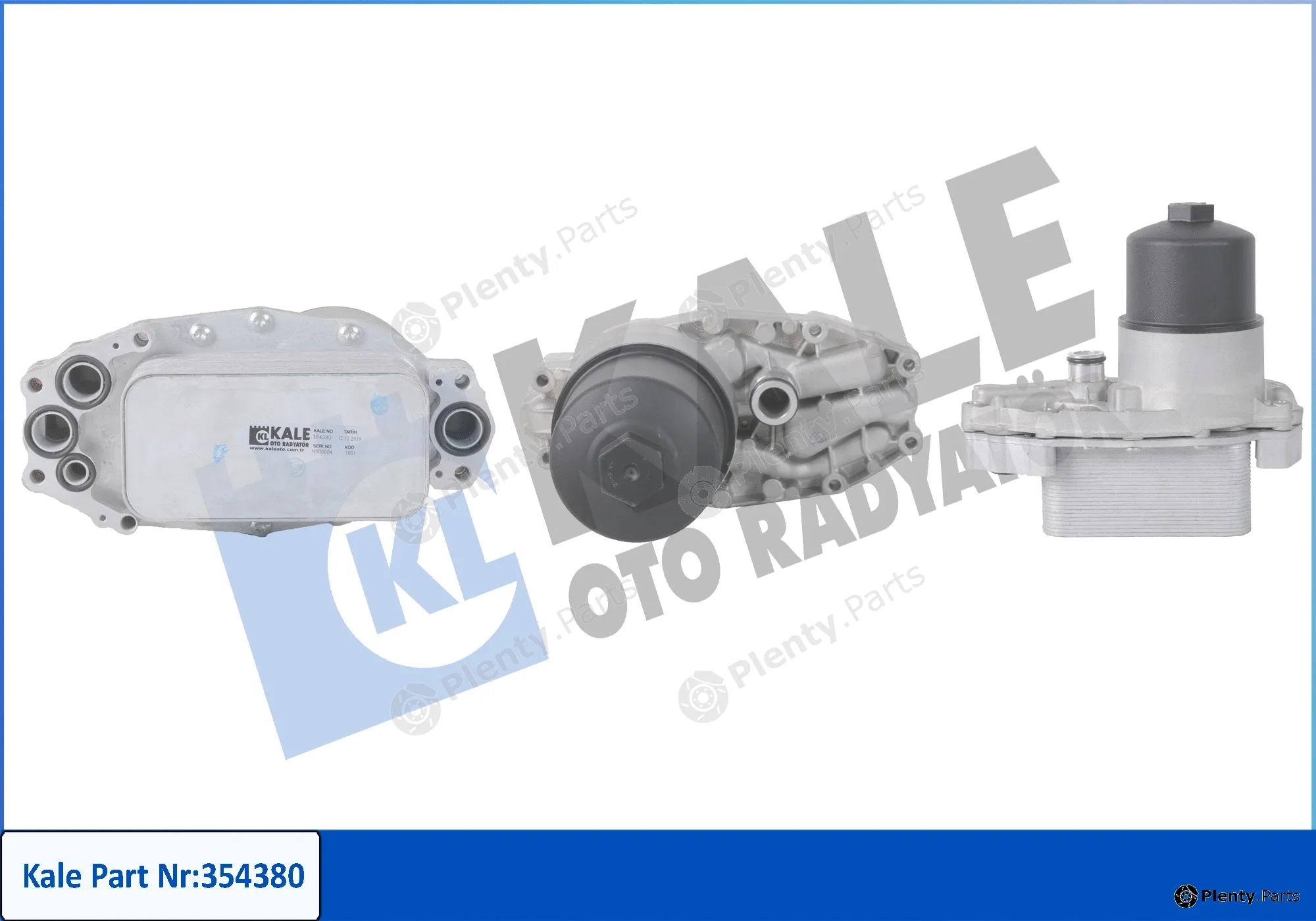 Kale Oto Radyatör 354380 — Oil Cooler, engine oil