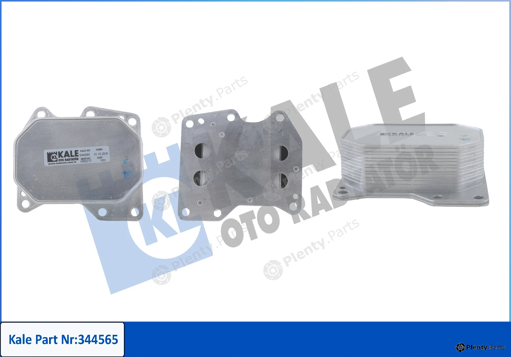 Kale Oto Radyatör 344565 — Oil Cooler, engine oil