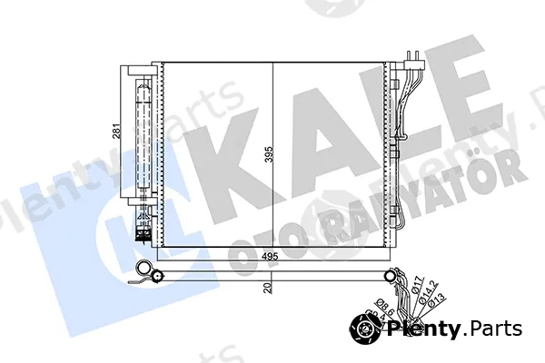 Kale Oto Radyatör 358010 — Condenser, air conditioning