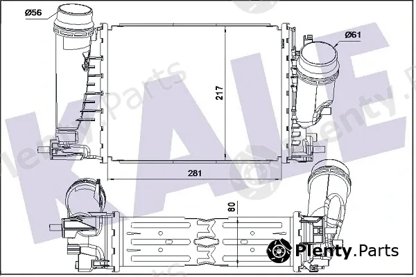 Kale Oto Radyatör 352250 — Charge Air Cooler