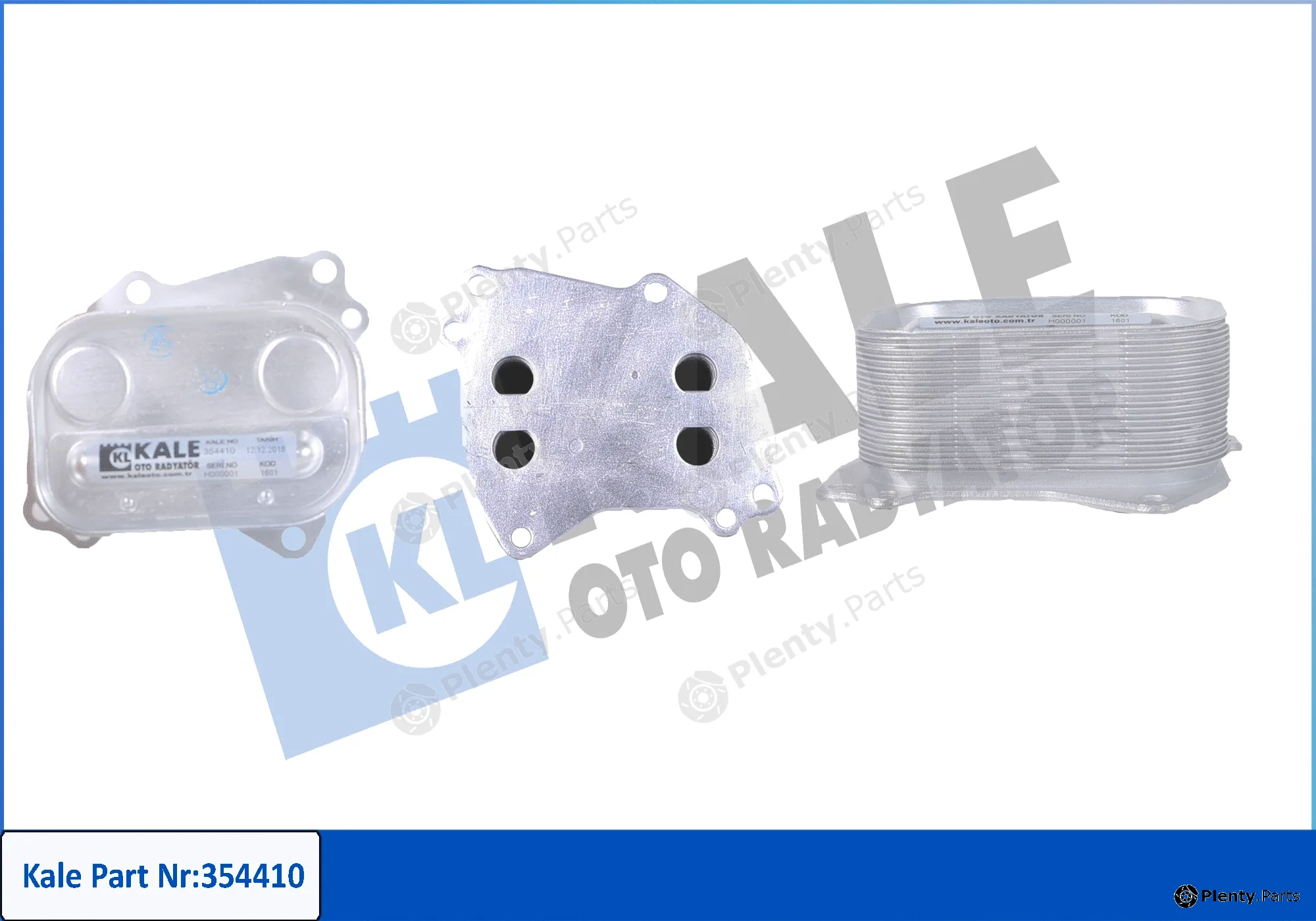 Kale Oto Radyatör 354410 — Oil Cooler, engine oil