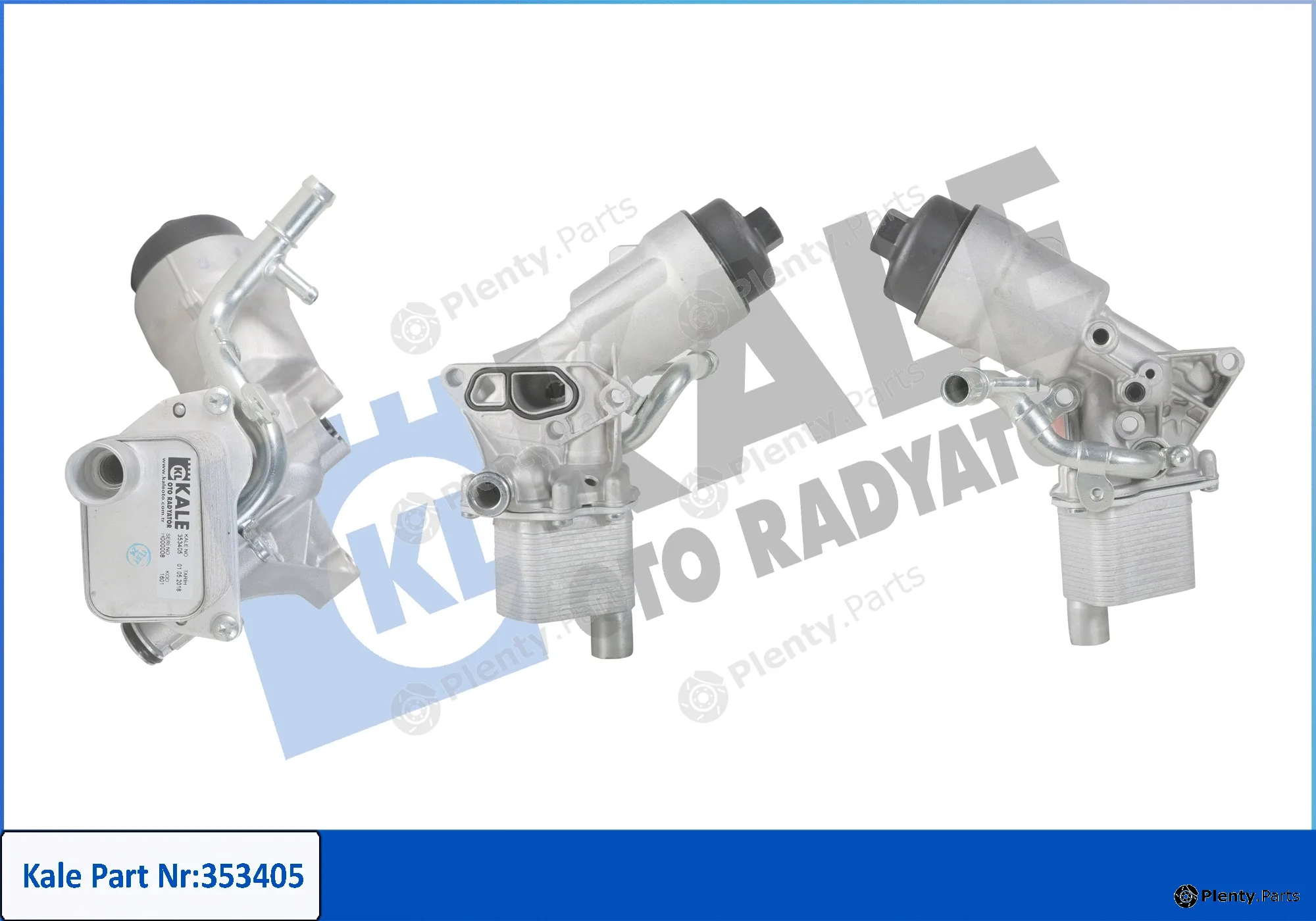Kale Oto Radyatör 353405 — Oil Cooler, engine oil