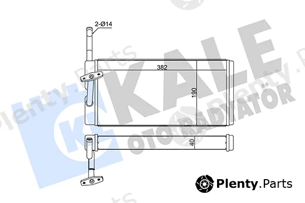 Kale Oto Radyatör 104500 — Heat Exchanger, interior heating