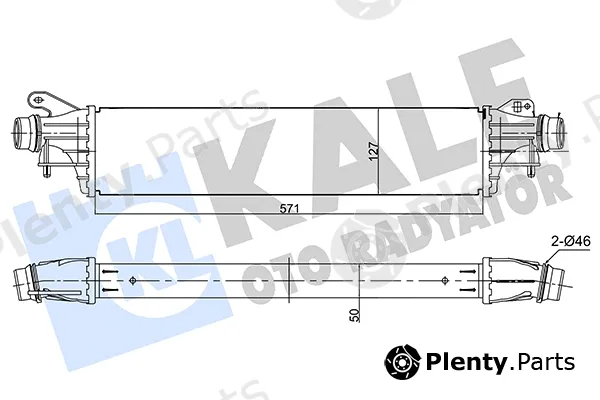Kale Oto Radyatör 355915 — Charge Air Cooler