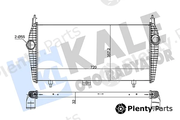 Kale Oto Radyatör 352315 — Charge Air Cooler