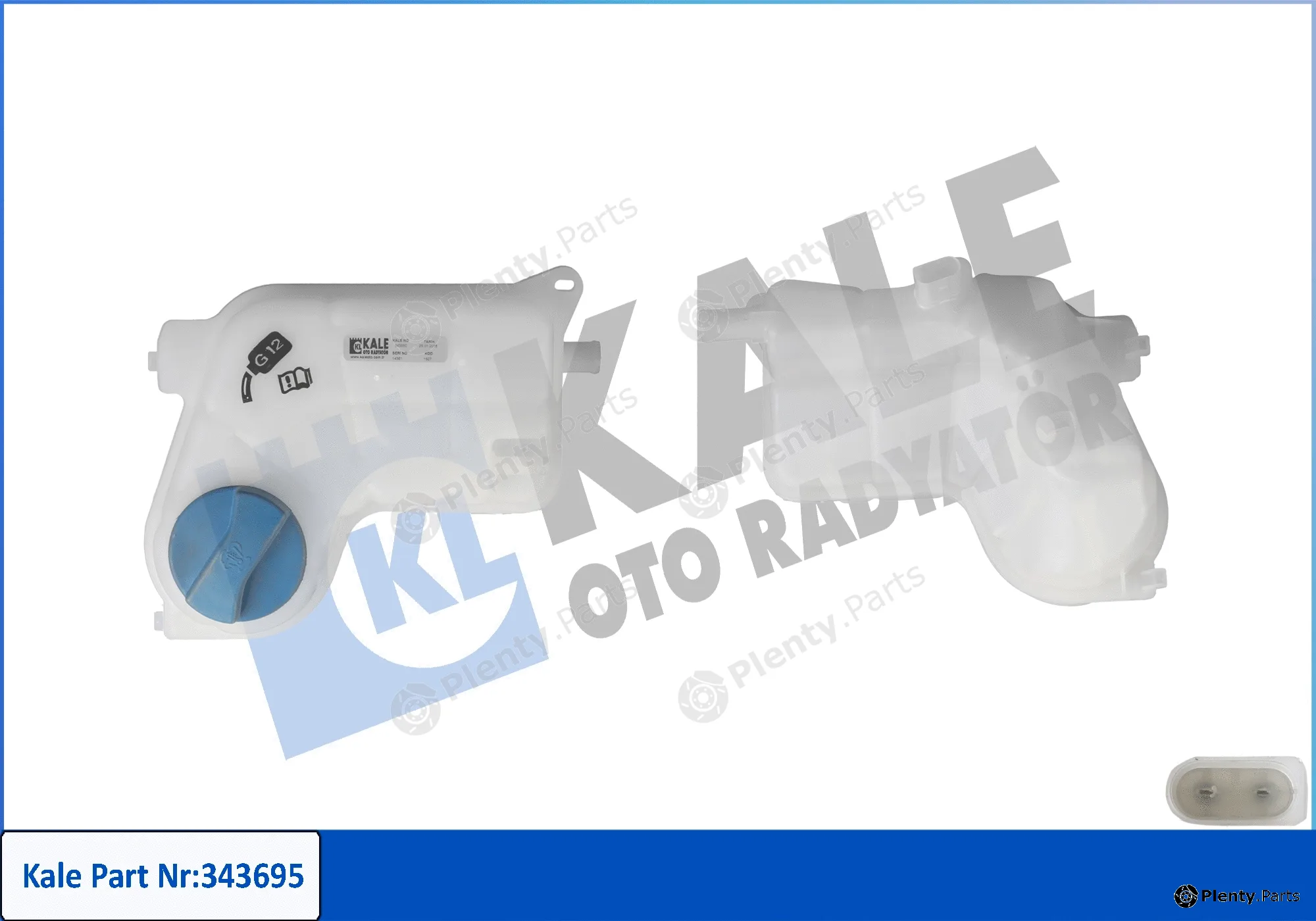 Kale Oto Radyatör 343695 — Expansion Tank, coolant