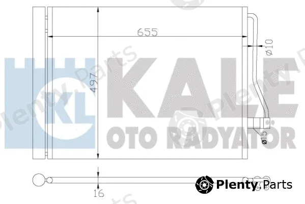Kale Oto Radyatör 342490 — Condenser, air conditioning