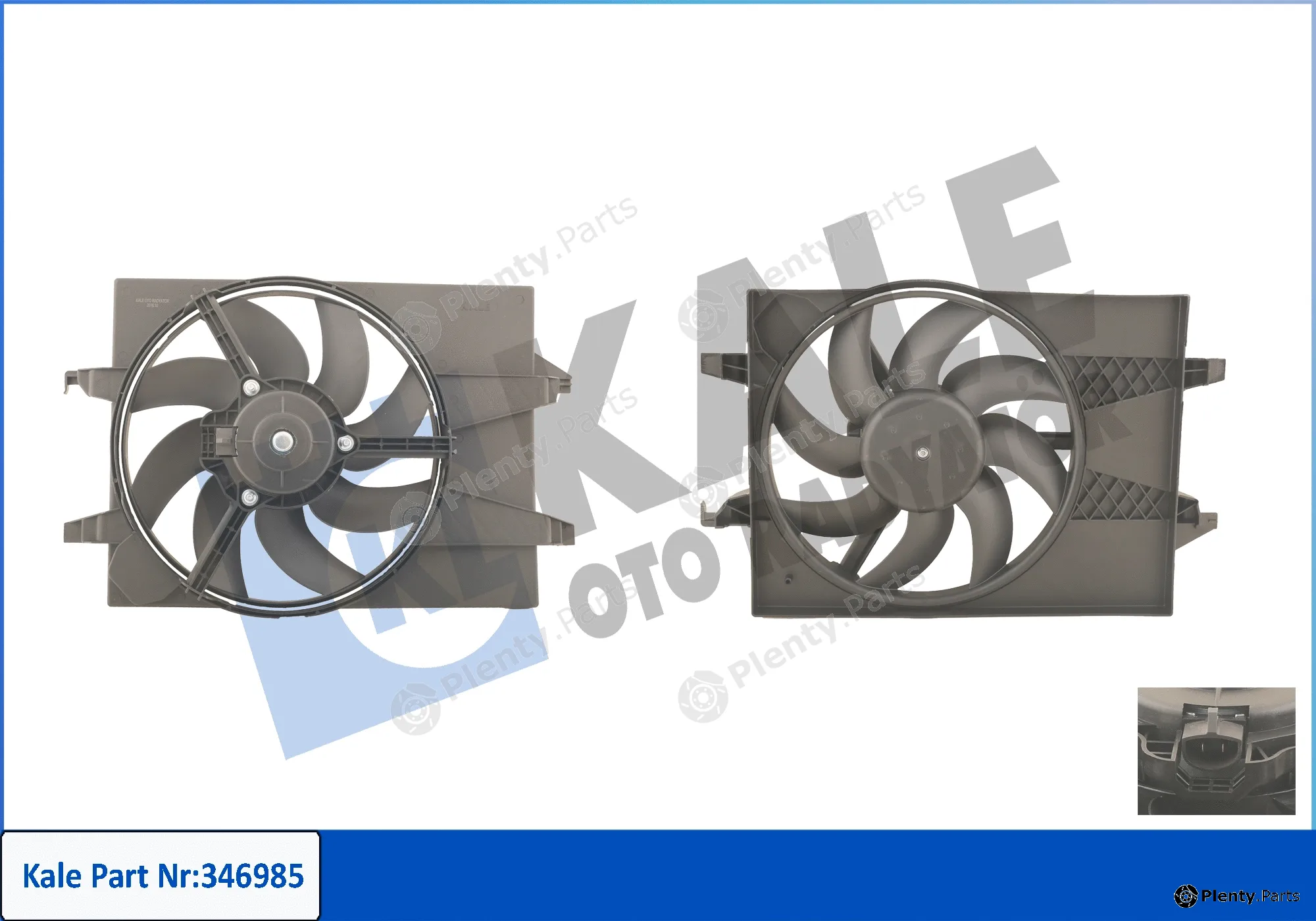 Kale Oto Radyatör 346985 — Fan, engine cooling