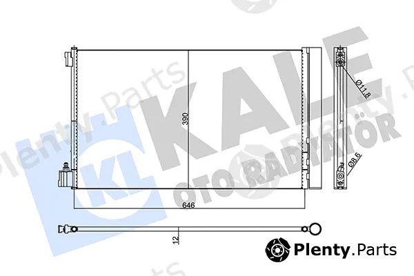 Kale Oto Radyatör 473299 — Condenser, air conditioning