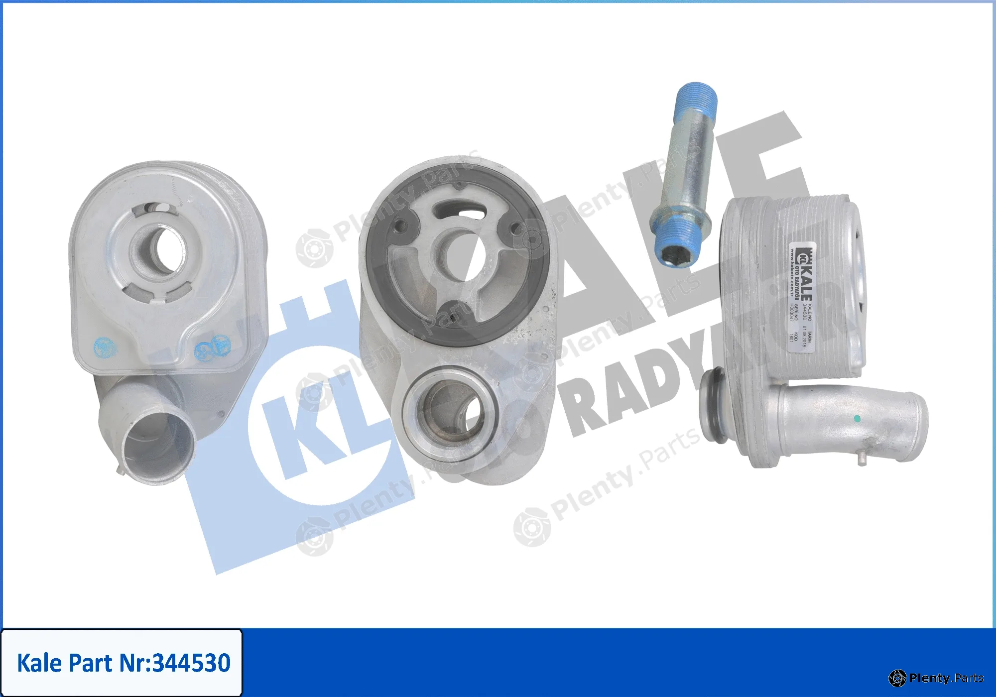 Kale Oto Radyatör 344530 — Oil Cooler, engine oil