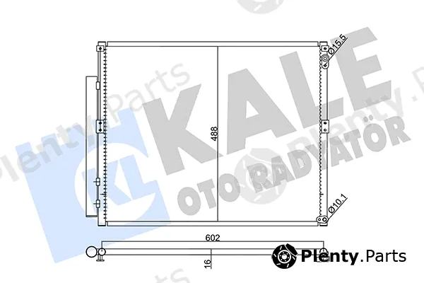Kale Oto Radyatör 342470 — Condenser, air conditioning