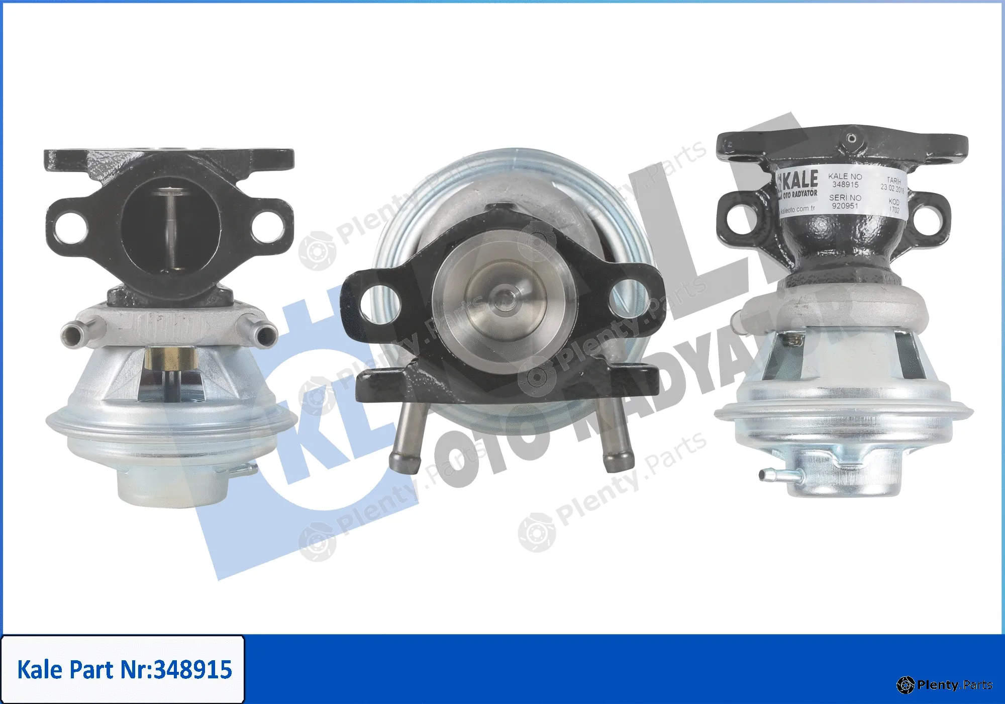 Kale Oto Radyatör 348915 — EGR Valve
