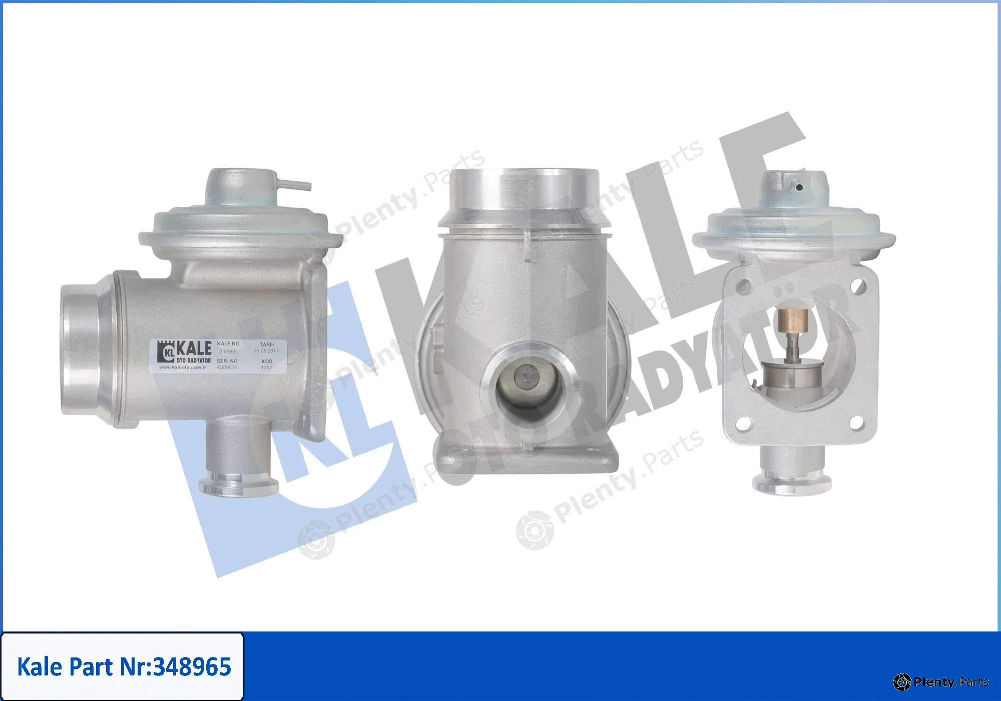 Kale Oto Radyatör 348965 — EGR Valve