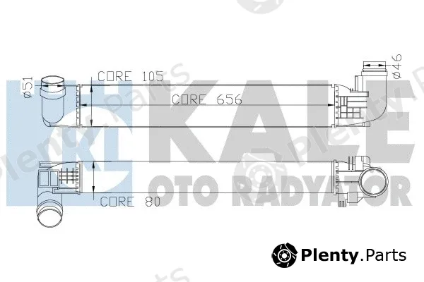 Kale Oto Radyatör 345090 — Charge Air Cooler