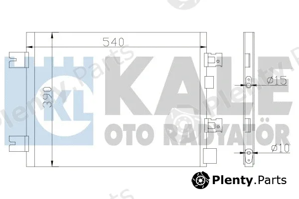 Kale Oto Radyatör 389300 — Condenser, air conditioning